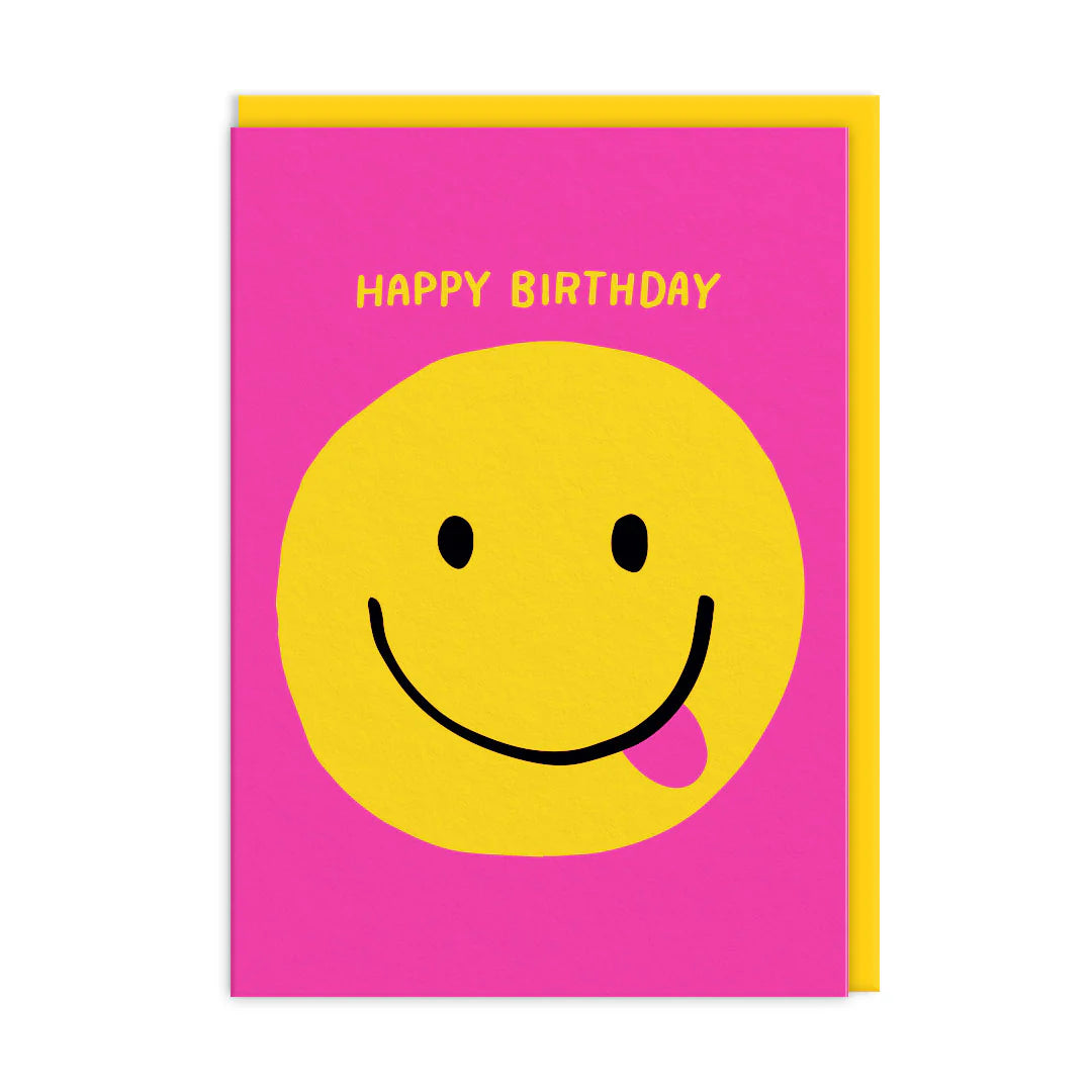 HAPPY BIRTHDAY SMILEY CARD