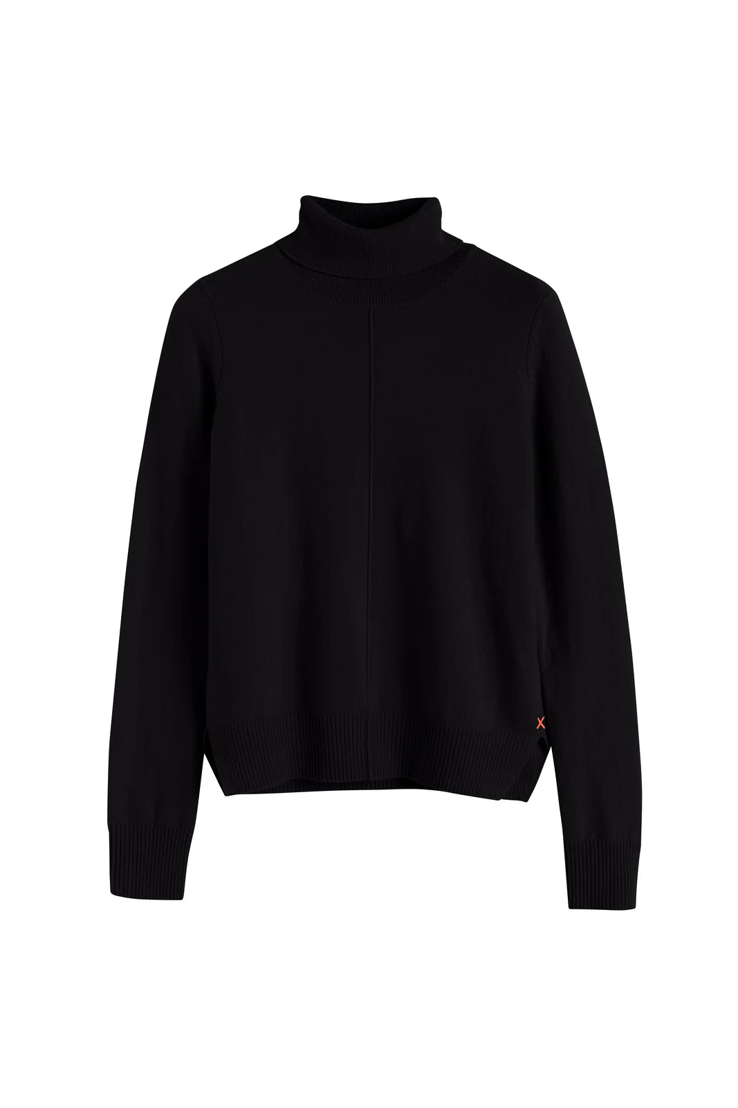 WOOL CASHMERE ROLLNECK BLACK