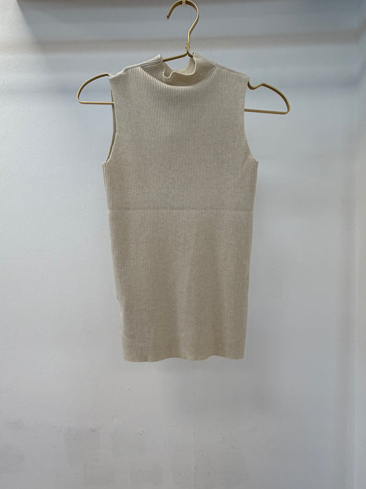 ELLERY MOCK NECK BEIGE