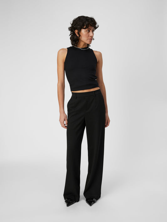 LISA WIDE LEG PANT BLACK