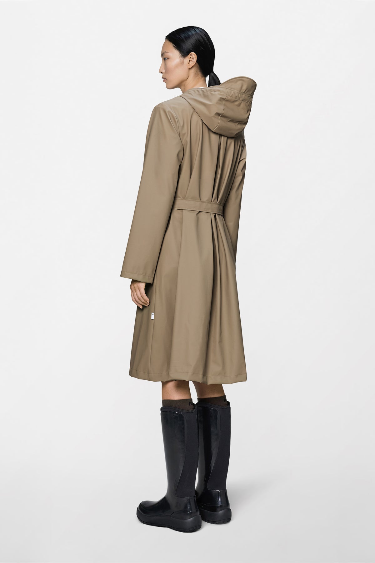 A-LINE LONGER BEIGE