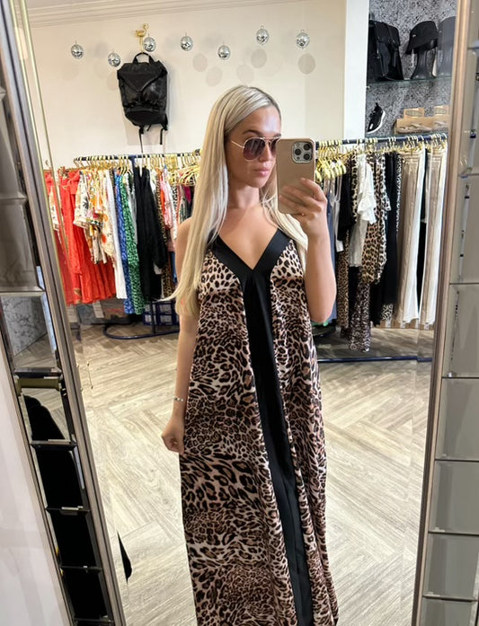 ZARA LEOPARD MAXI DARK LEOPARD