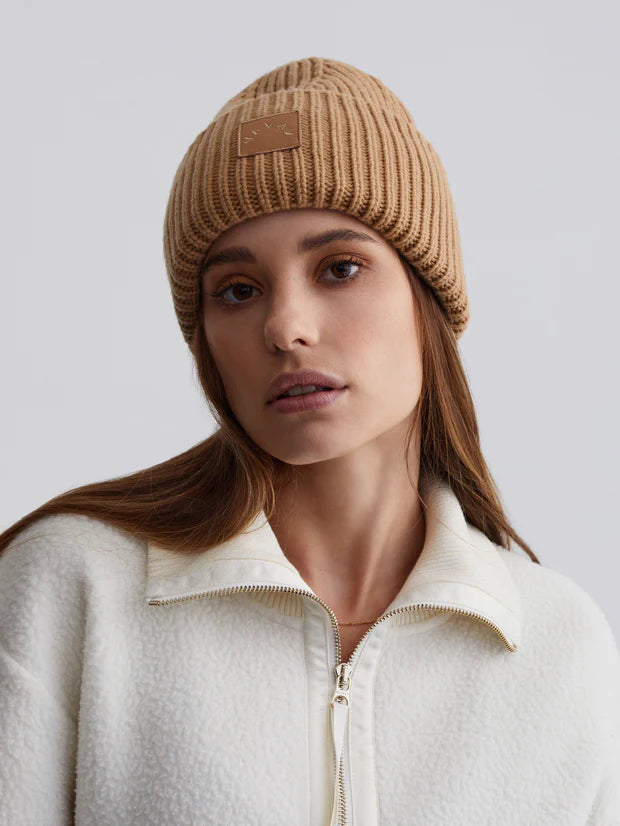 CRESTA RIB BEANIE SAND