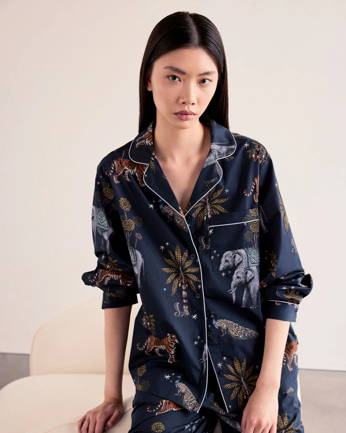 COTTON TWILIGHT SAFARI PYJAMA SET