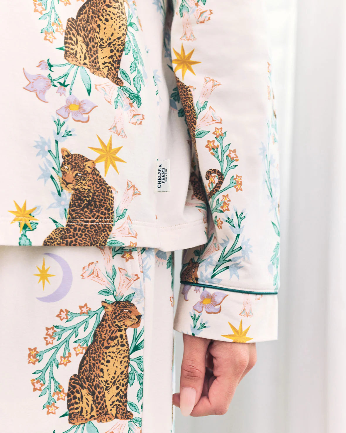 FLORAL LEOPARD LONG SET