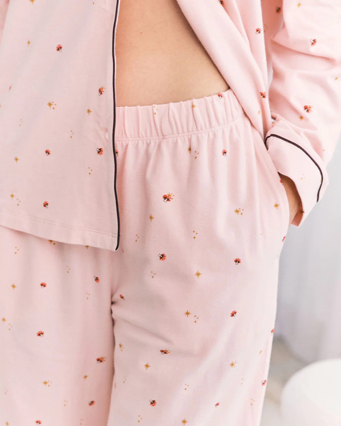 MINI MUSHROOM LONG PYJAMA SET