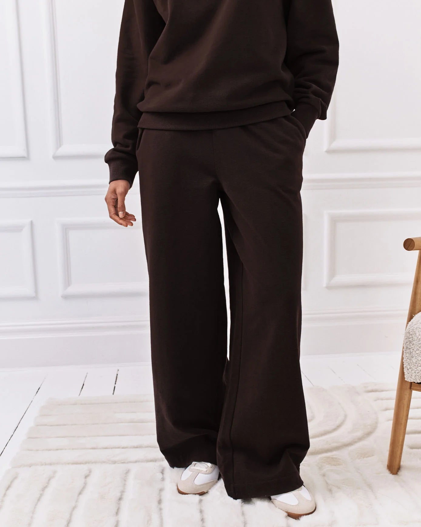 ORGANIC COTTON JOGGER BROWN