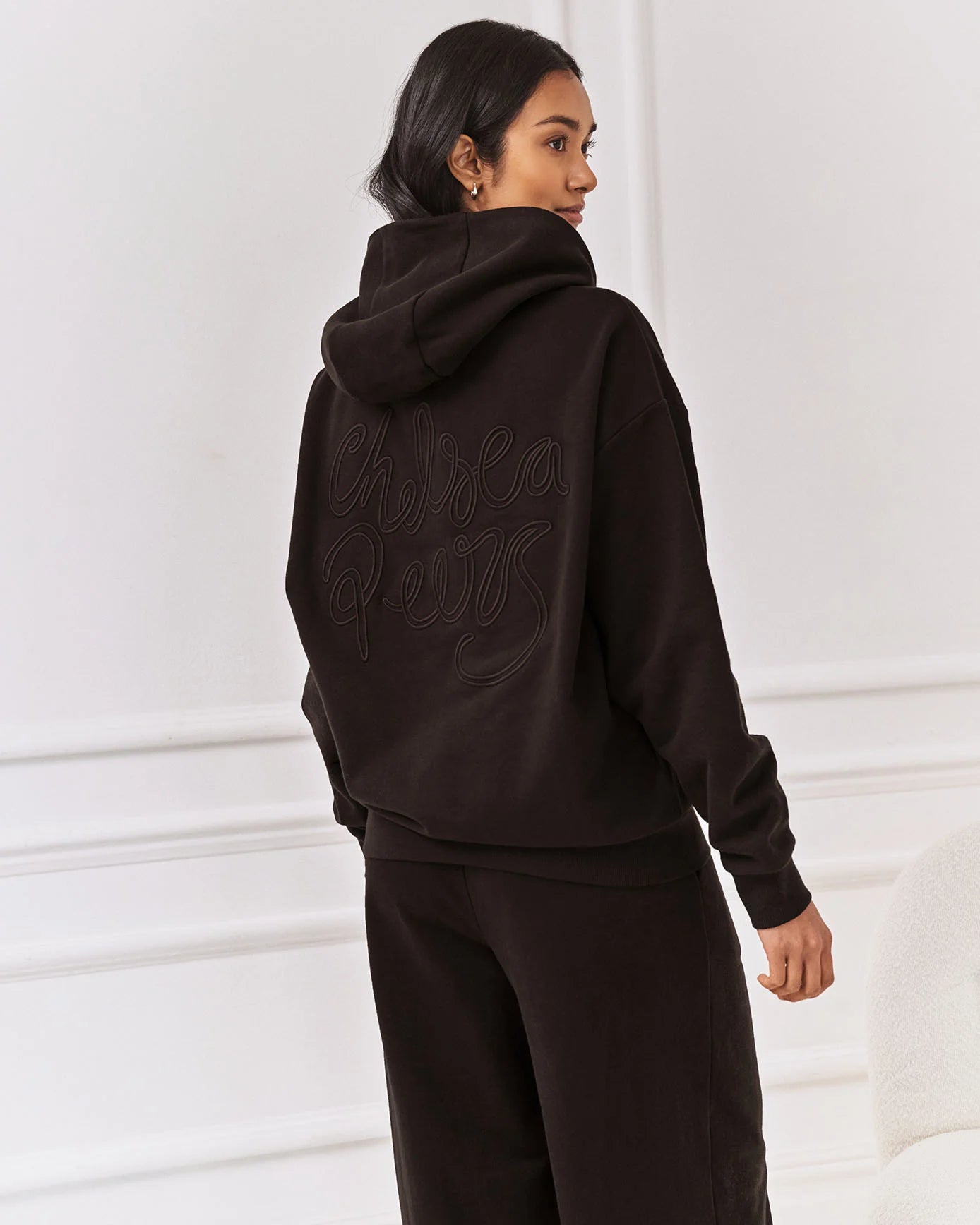 ORGANIC COTTON HOODIE BROWN