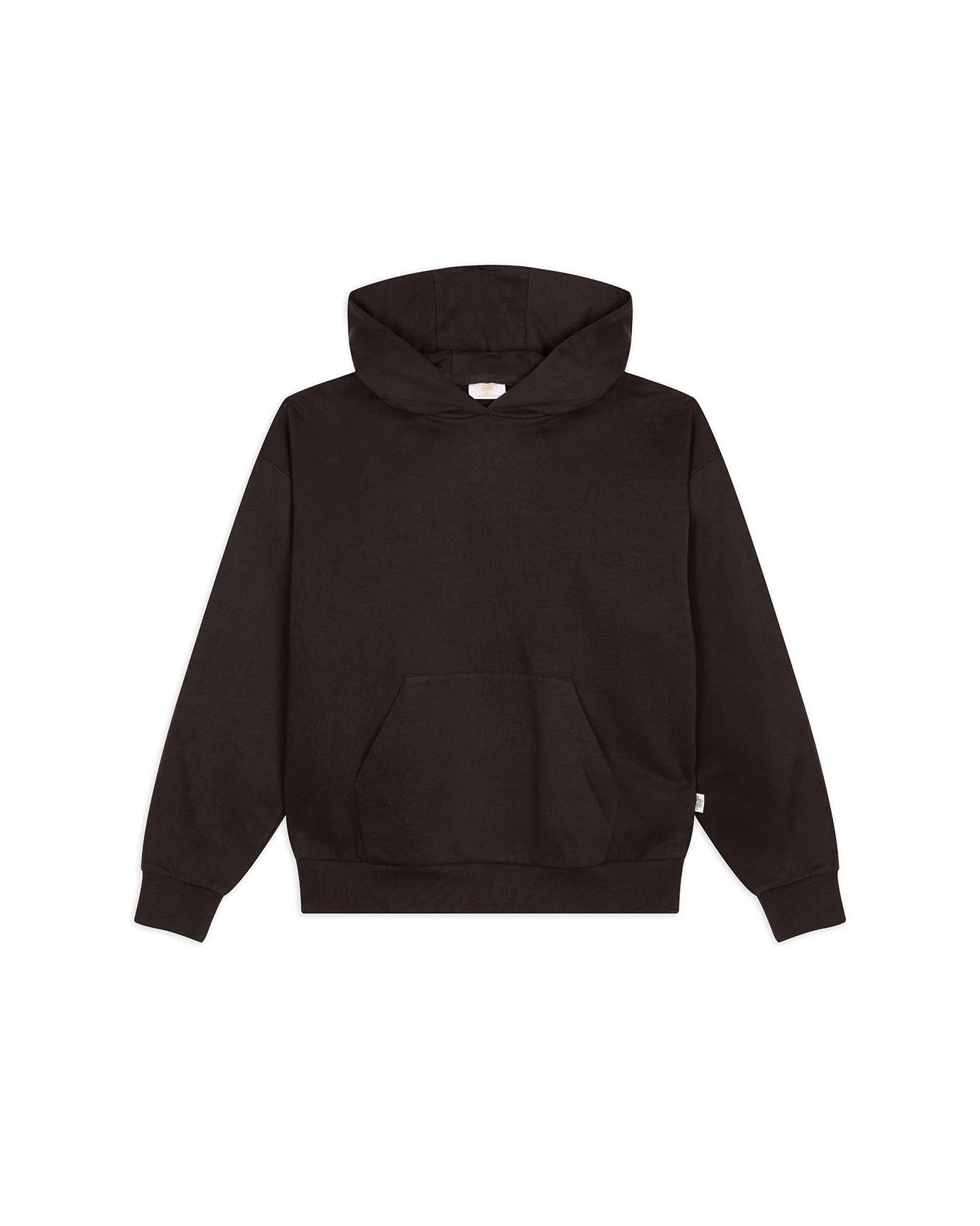 ORGANIC COTTON HOODIE BROWN