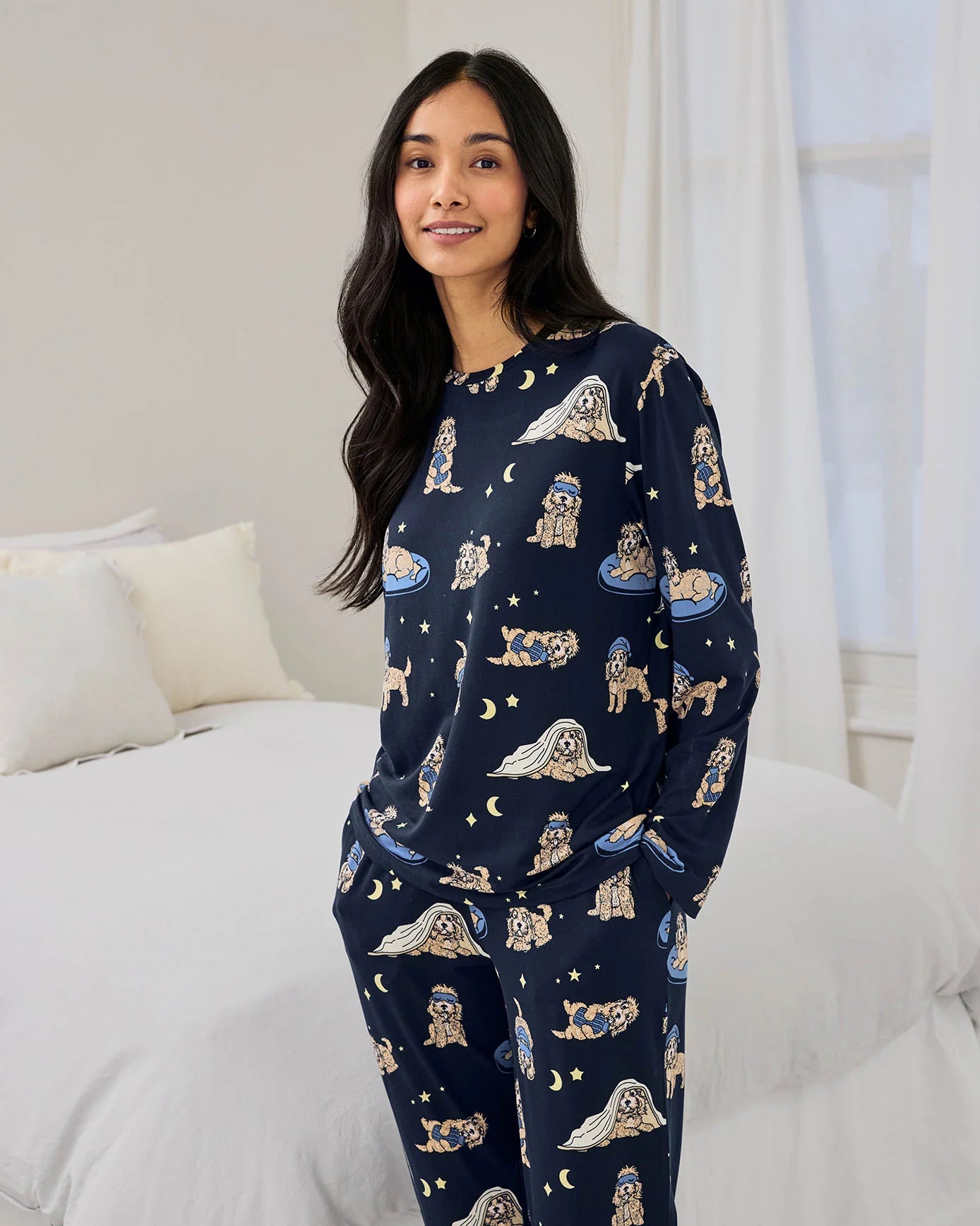 SOFT COCKAPOO SNOOZE ROUND NECK LONG