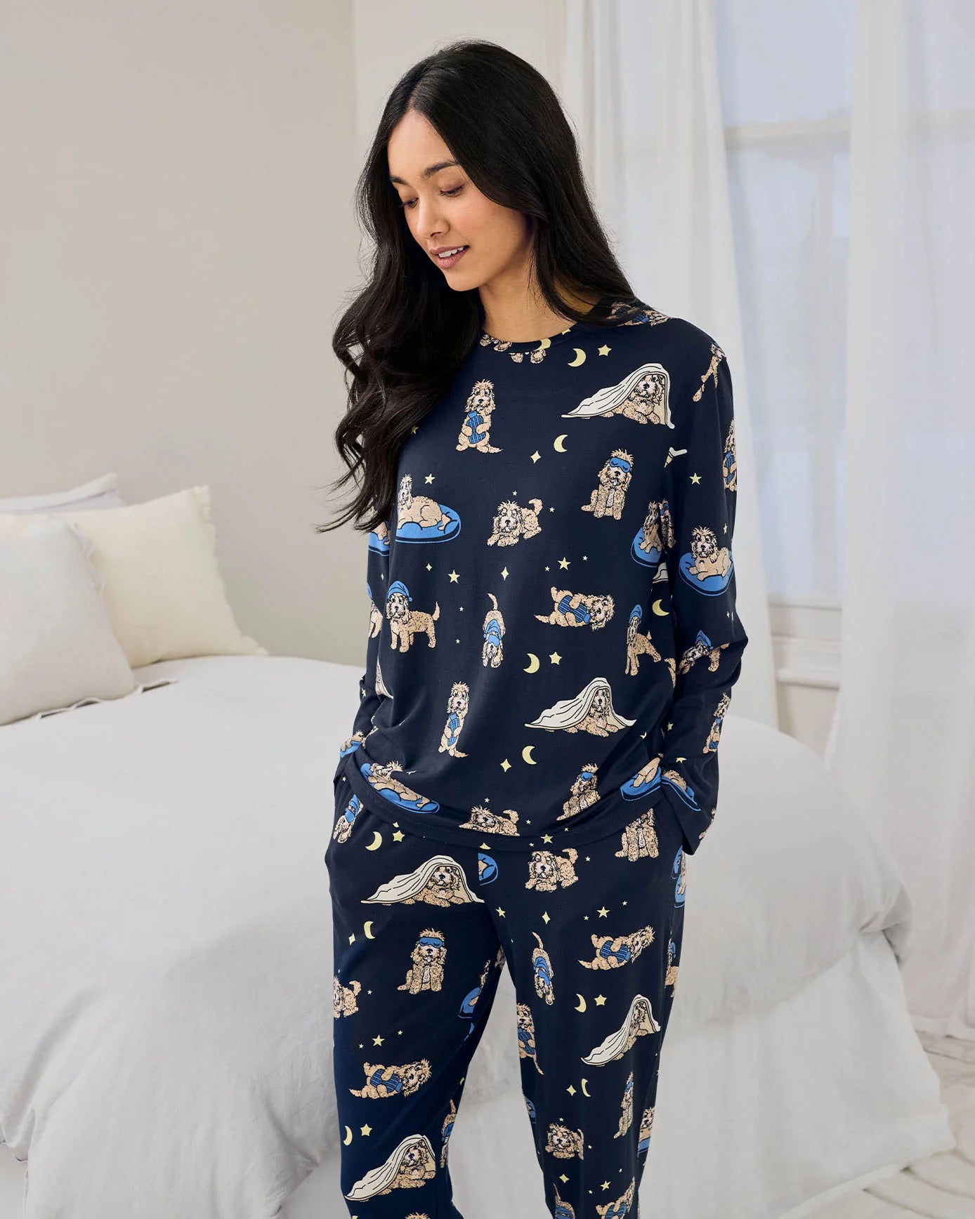 SOFT COCKAPOO SNOOZE ROUND NECK LONG