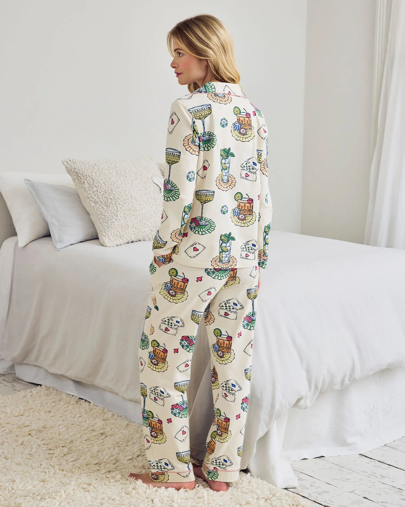 COTTON COCKTAILS AND CARD LONG SET