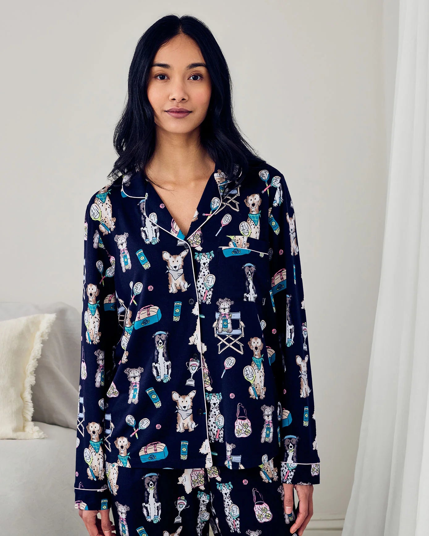MODAL TENNIS DOGS NAVY LONG