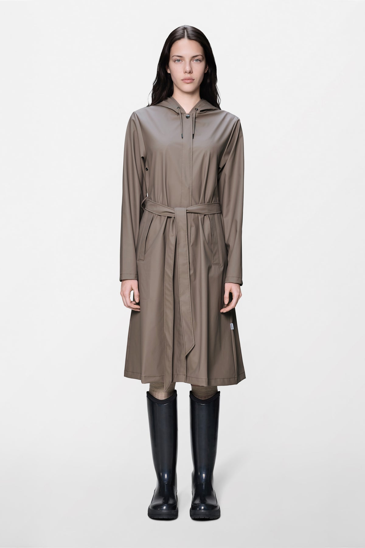 A-LINE LONGER JACKET CINDER