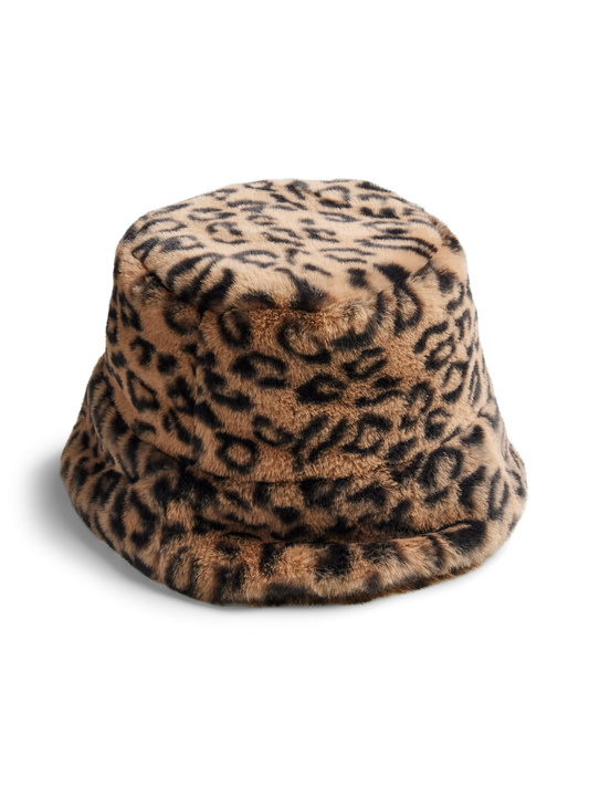 JEANEL BUCKET HAT FOSSIL LEOPARD