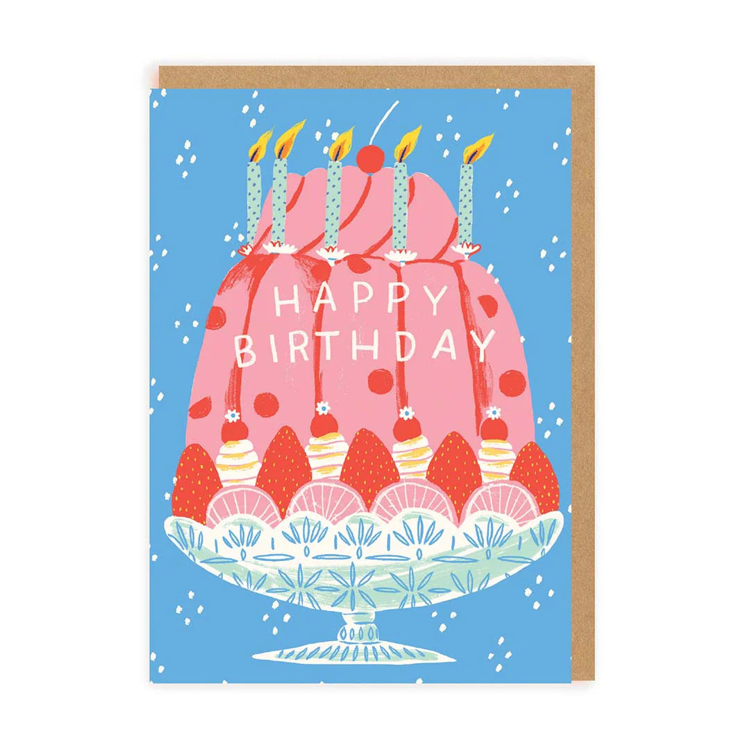 TRIFLE CAKE BIRTHDAY CARD