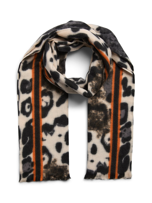 JORNA SCARF LEO STRIPE ORANGE