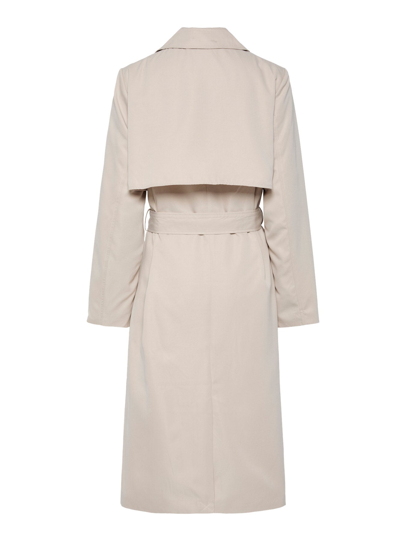 SCARLETT TRENCH COAT SILVER GRAY