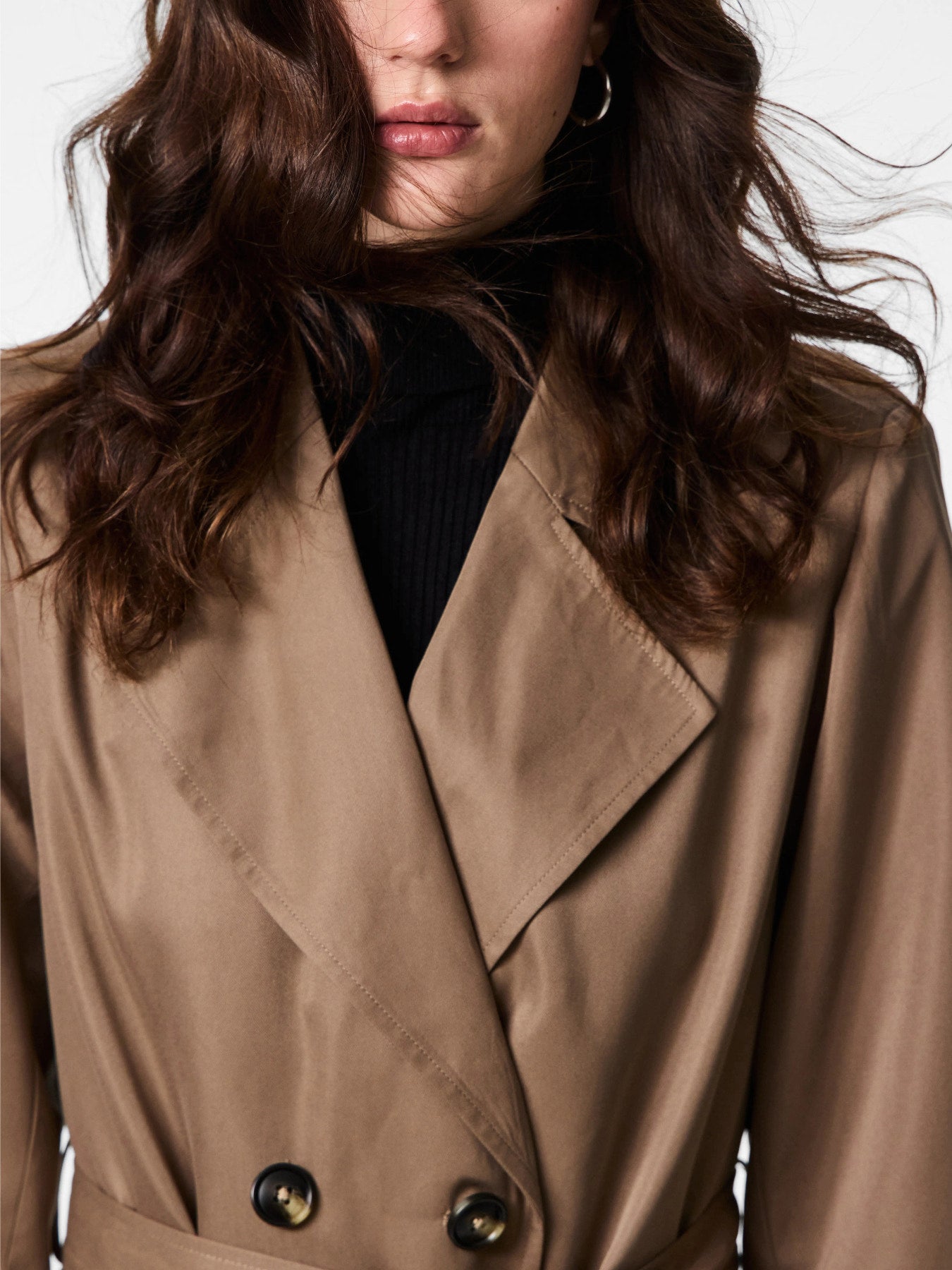 SCARLETT TRENCH COAT BROWN LENTIL