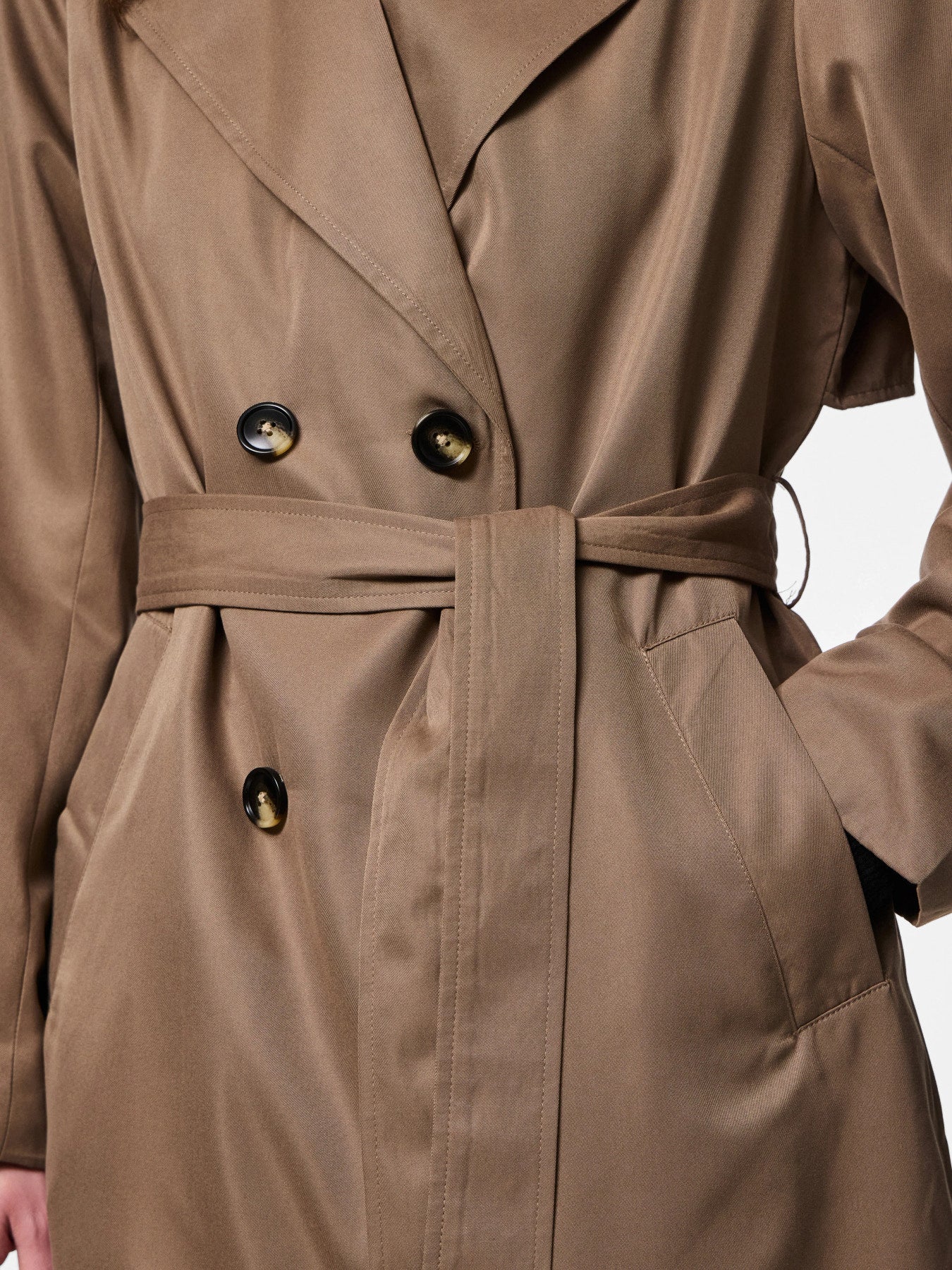 SCARLETT TRENCH COAT BROWN LENTIL