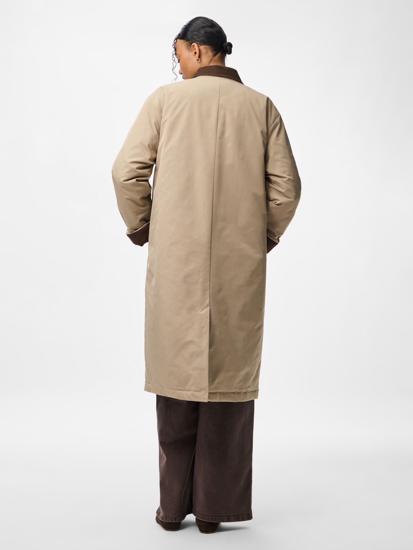 JORMA CORDUROY JACKET GREIGE HOT FUDGE