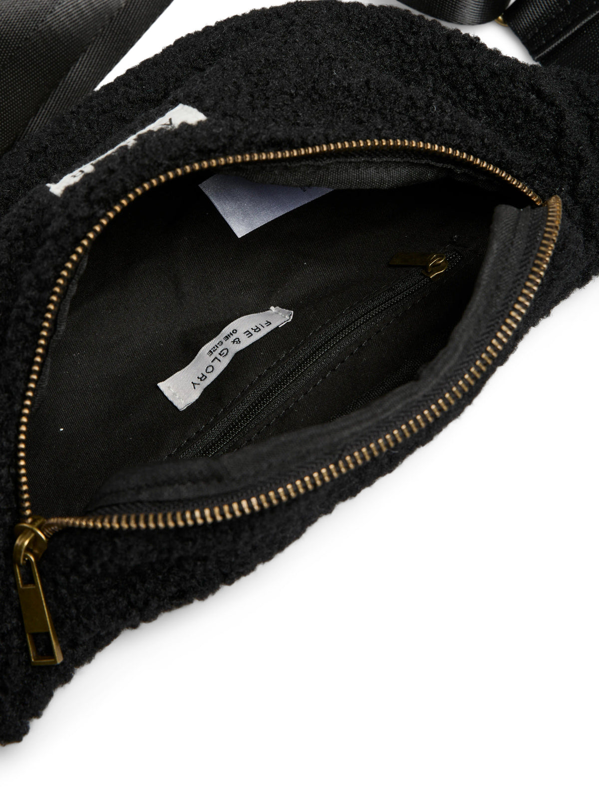 NALA TEDDY AMOUR BUMBAG BLACK