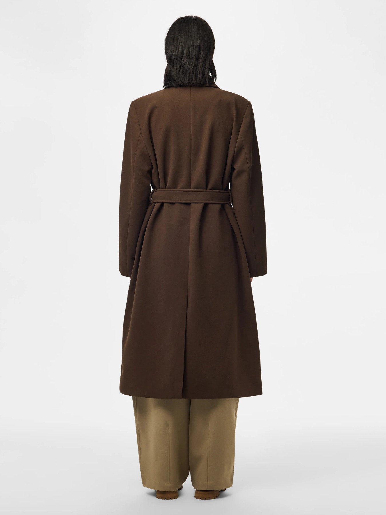 AYA LONG COAT HOT FUDGE