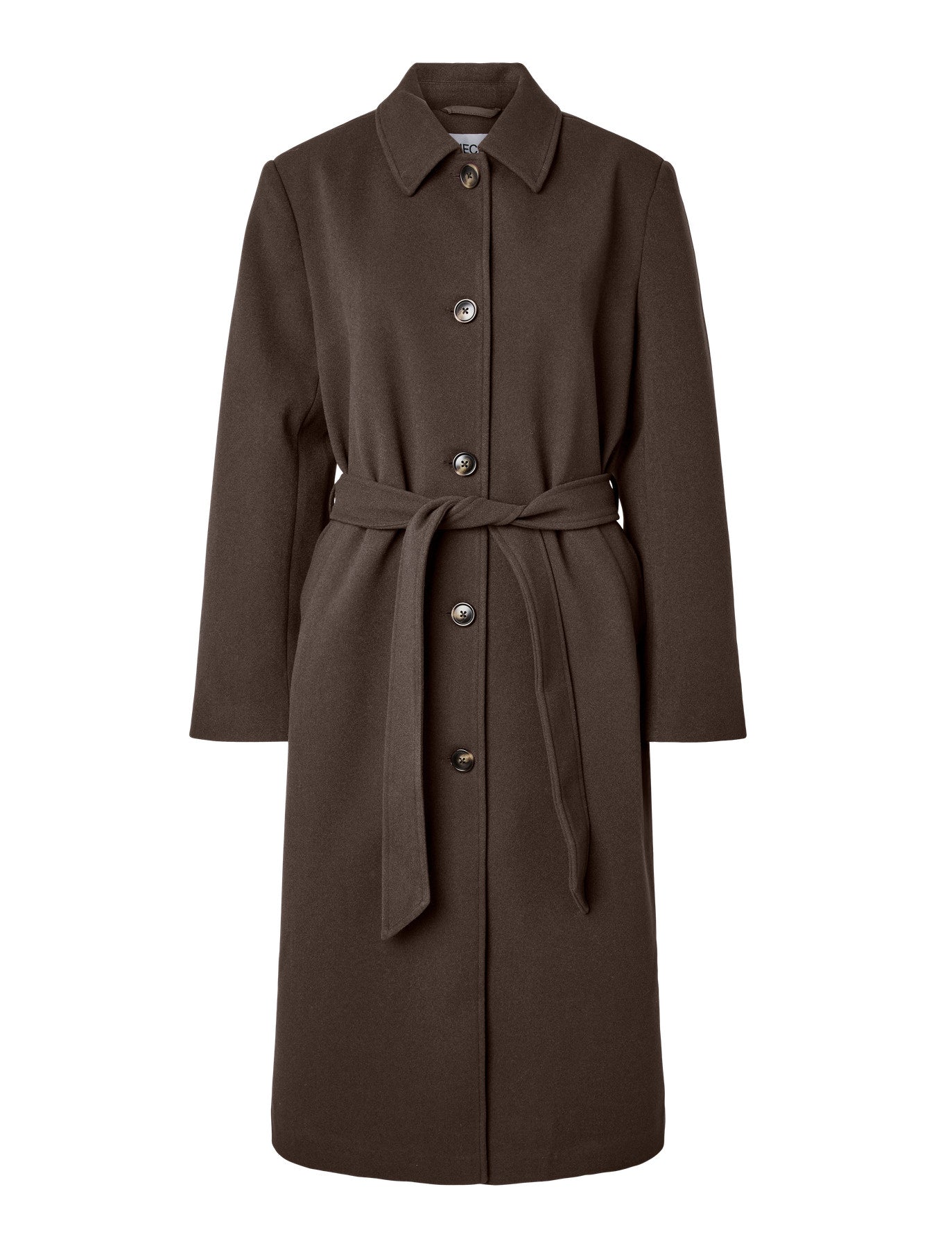 AYA LONG COAT HOT FUDGE