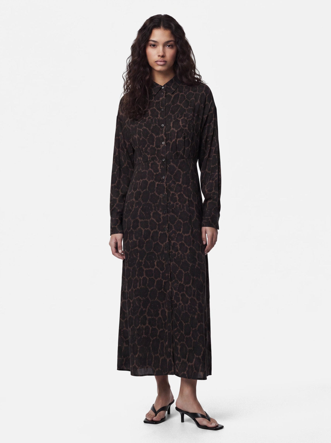 EVIE MIDI DRESS LEOPARD