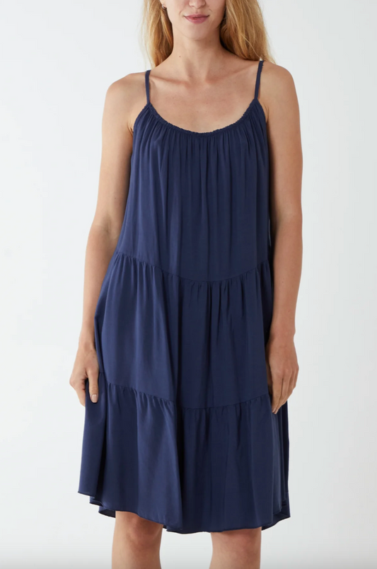 CAMI STRAP DRESS NAVY