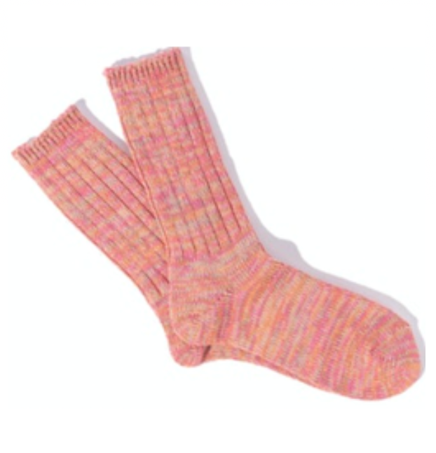 80423600 5 COLOUR MIX SOCKS ORANGE