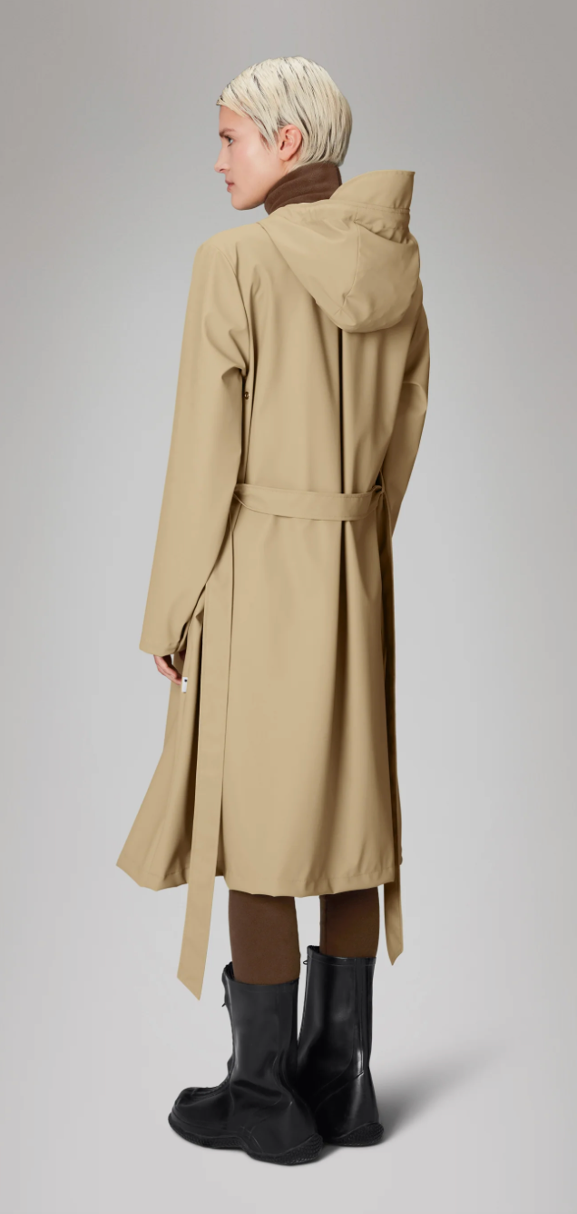 A-LINE LONGER JACKET SAND