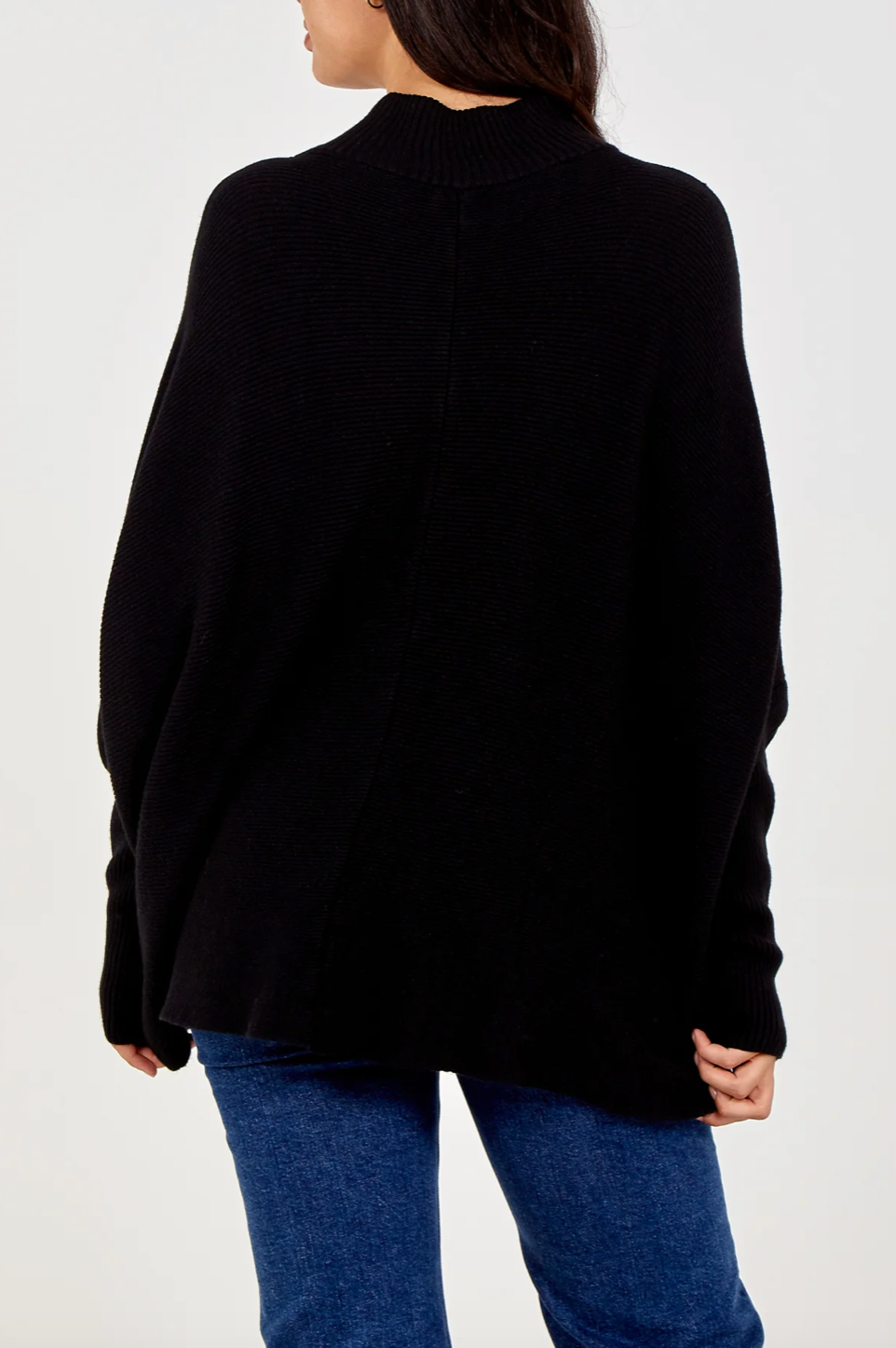 MARIA TURTLE NECK KNIT BLACK