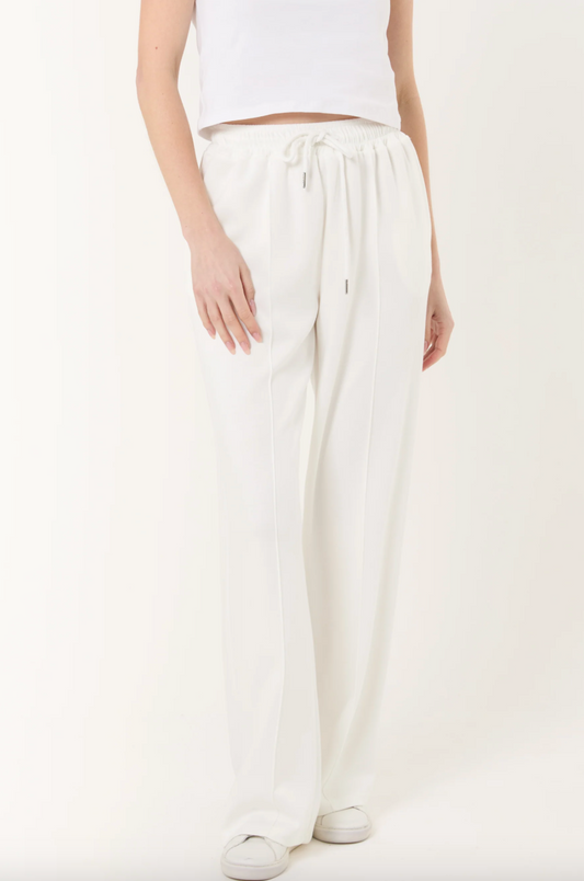 HELEN CREASE FRONT TROUSER WHITE