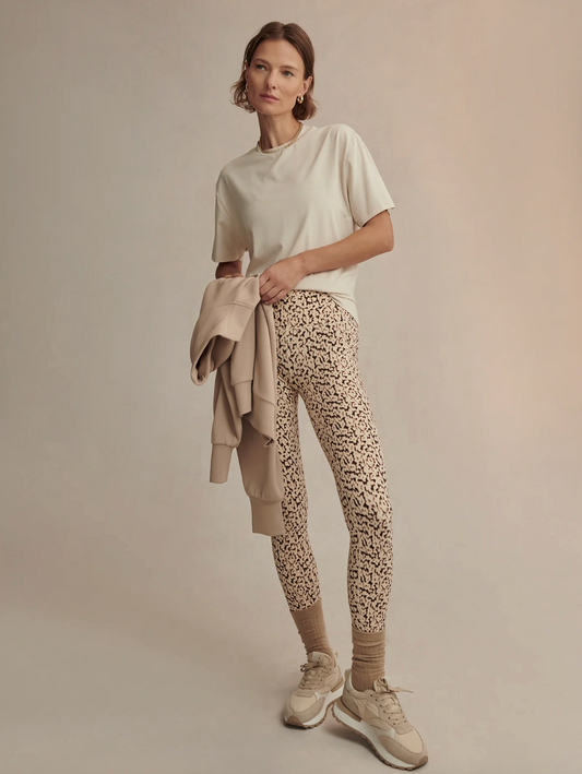 MOVE POCKET HIGH LEGGING 25" ALMOND LEOPARD (AALE)