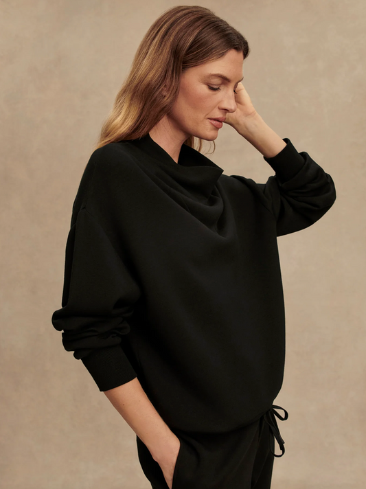 BETSY DOUBLESOFT SWEATER BLACK