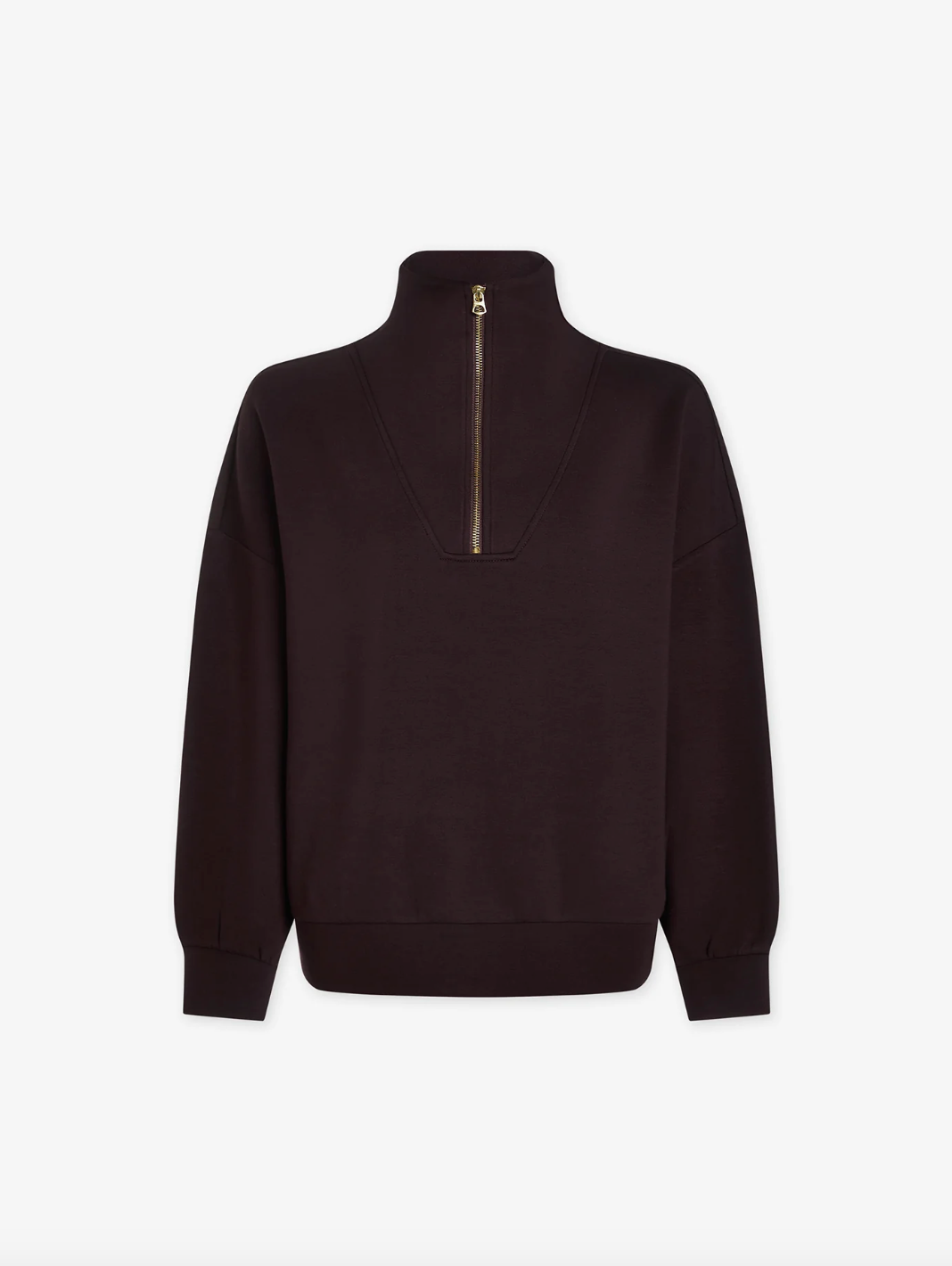 HAWLEY 1/2 ZIP COFFEE BEAN