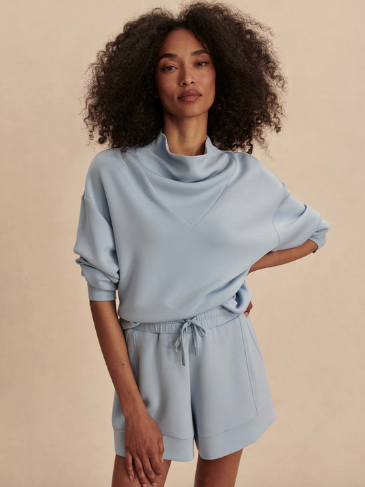 ATRIUM DOUBLESOFT HIGH RISE SHORT 4.5" CASHMERE BLUE (CABL)