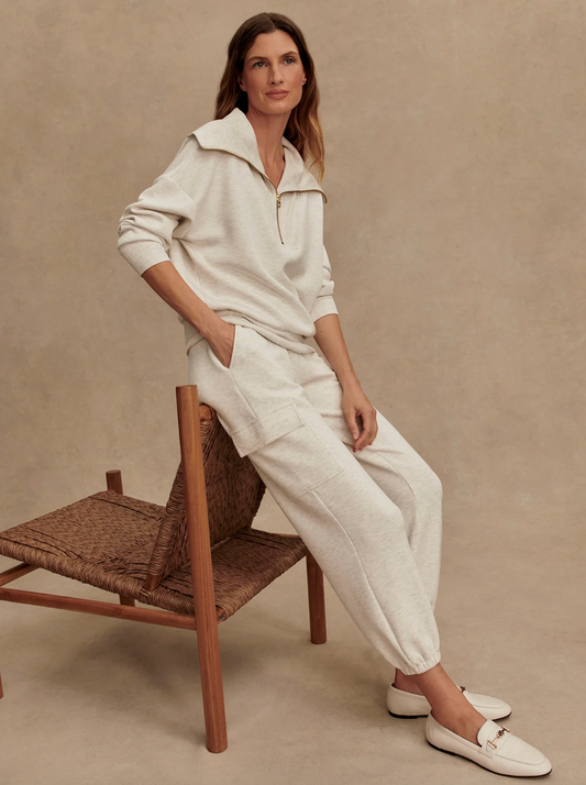 THE CARGO PANT 25" IVORY MARL