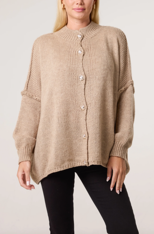KATIE CARDIGAN SAND