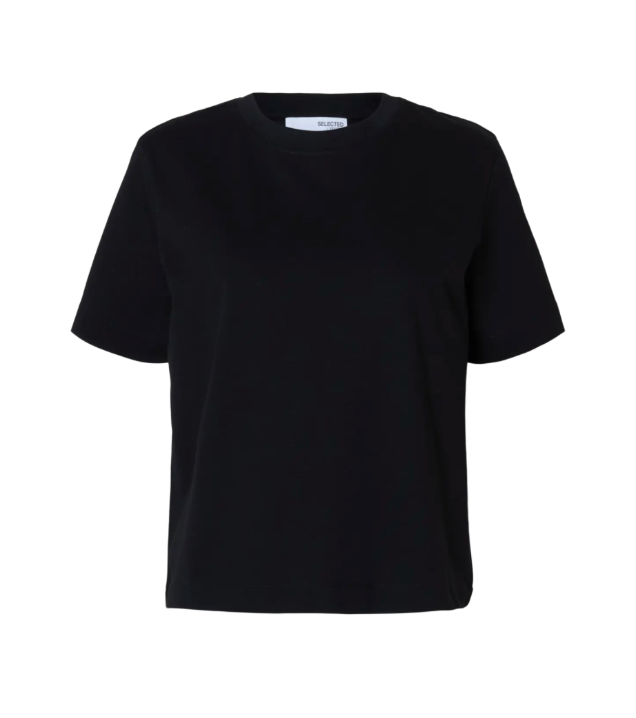 BOXY SHORT SLEEVE TEE BLACK