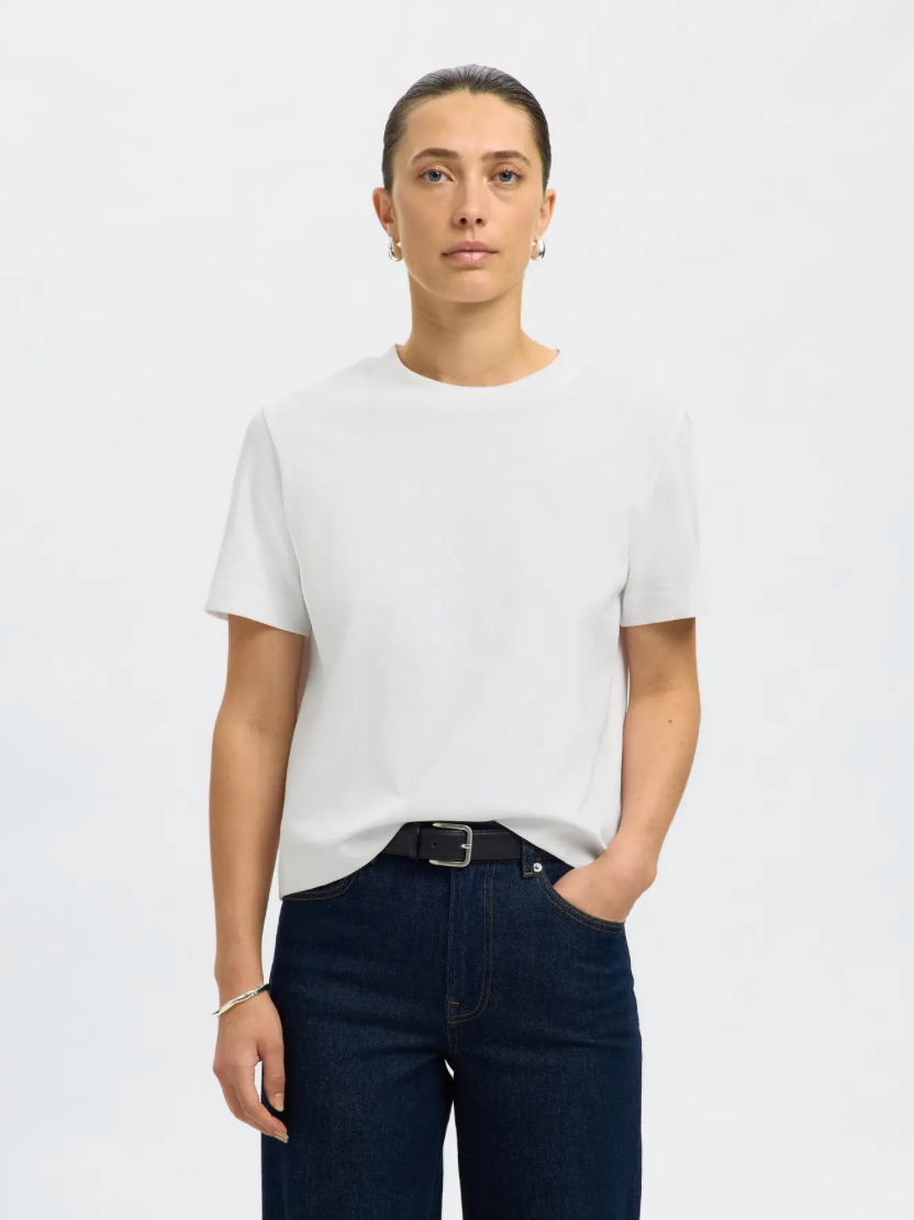 BOXY SHORT SLEEVE TEE WHITE