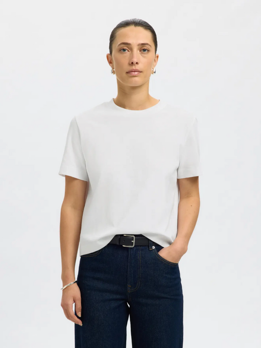 BOXY SHORT SLEEVE TEE WHITE