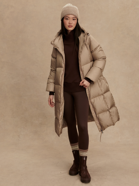 KATYA DOWN PUFFER PORTABELLA MUSHROOM