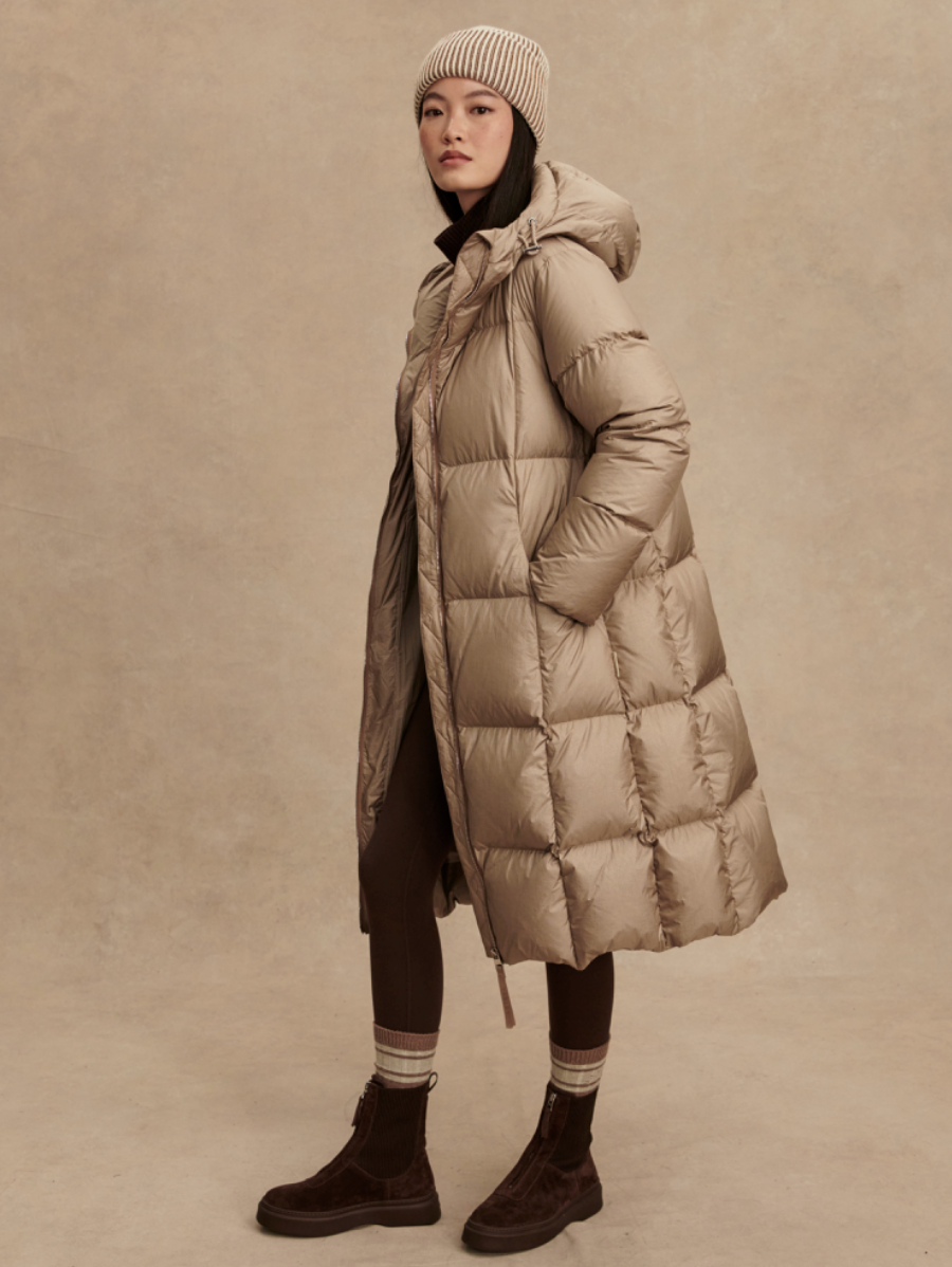 KATYA DOWN PUFFER PORTABELLA MUSHROOM