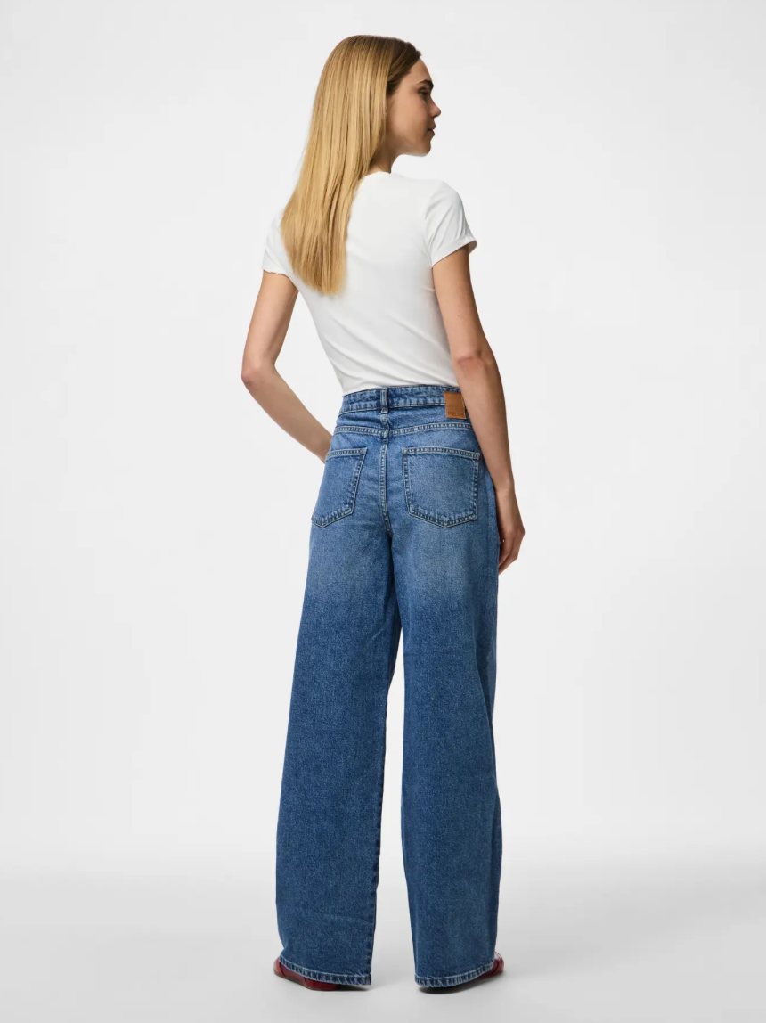 ELMA HW WIDE JEANS MEDIUM BLUE