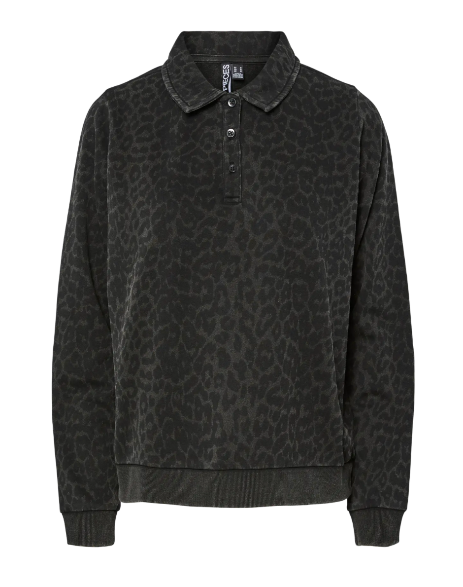 JACKIE LS POLO LEO BLACK