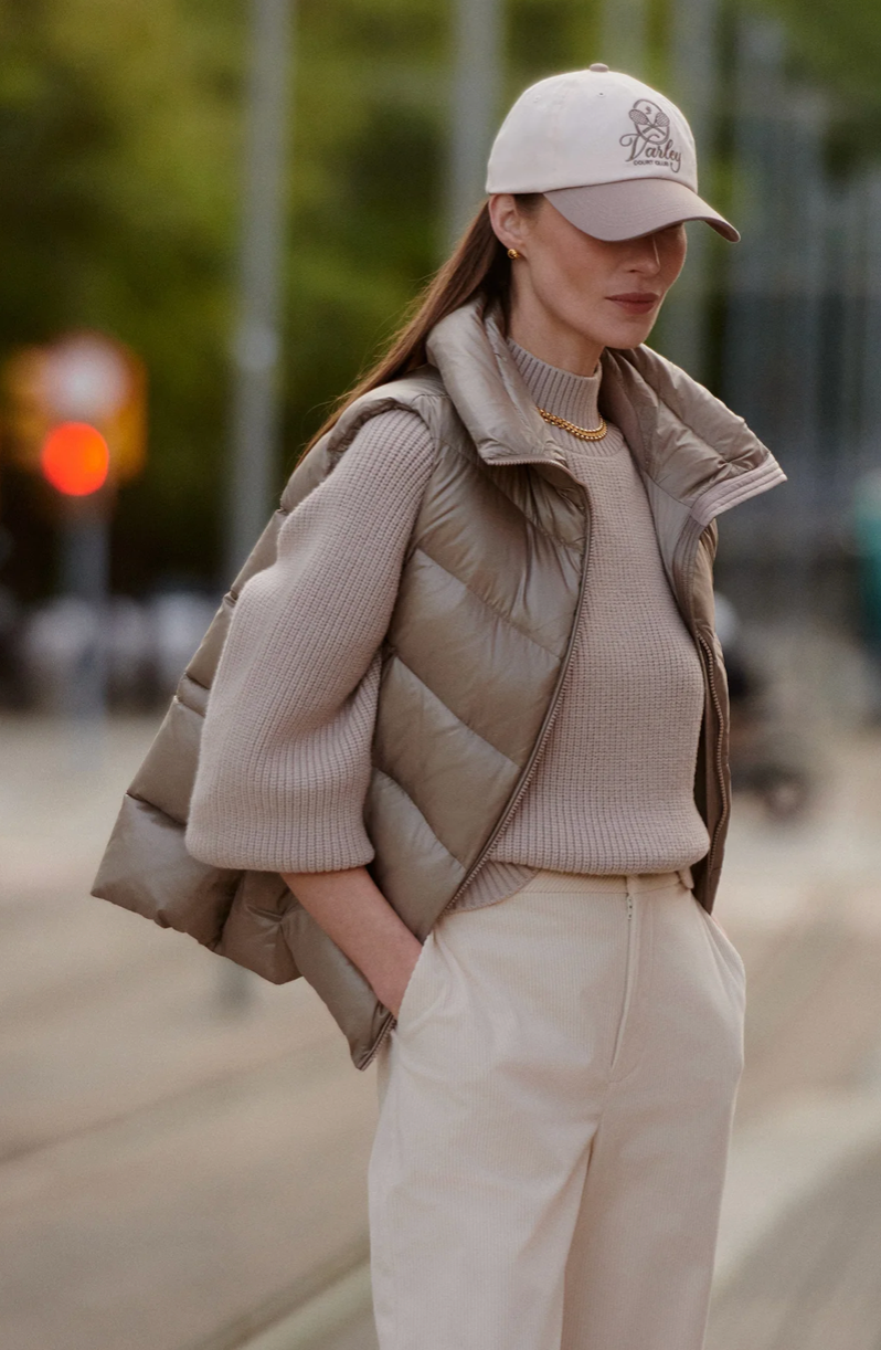 BEXTOR DOWN GILET SIMPLY TAUPE