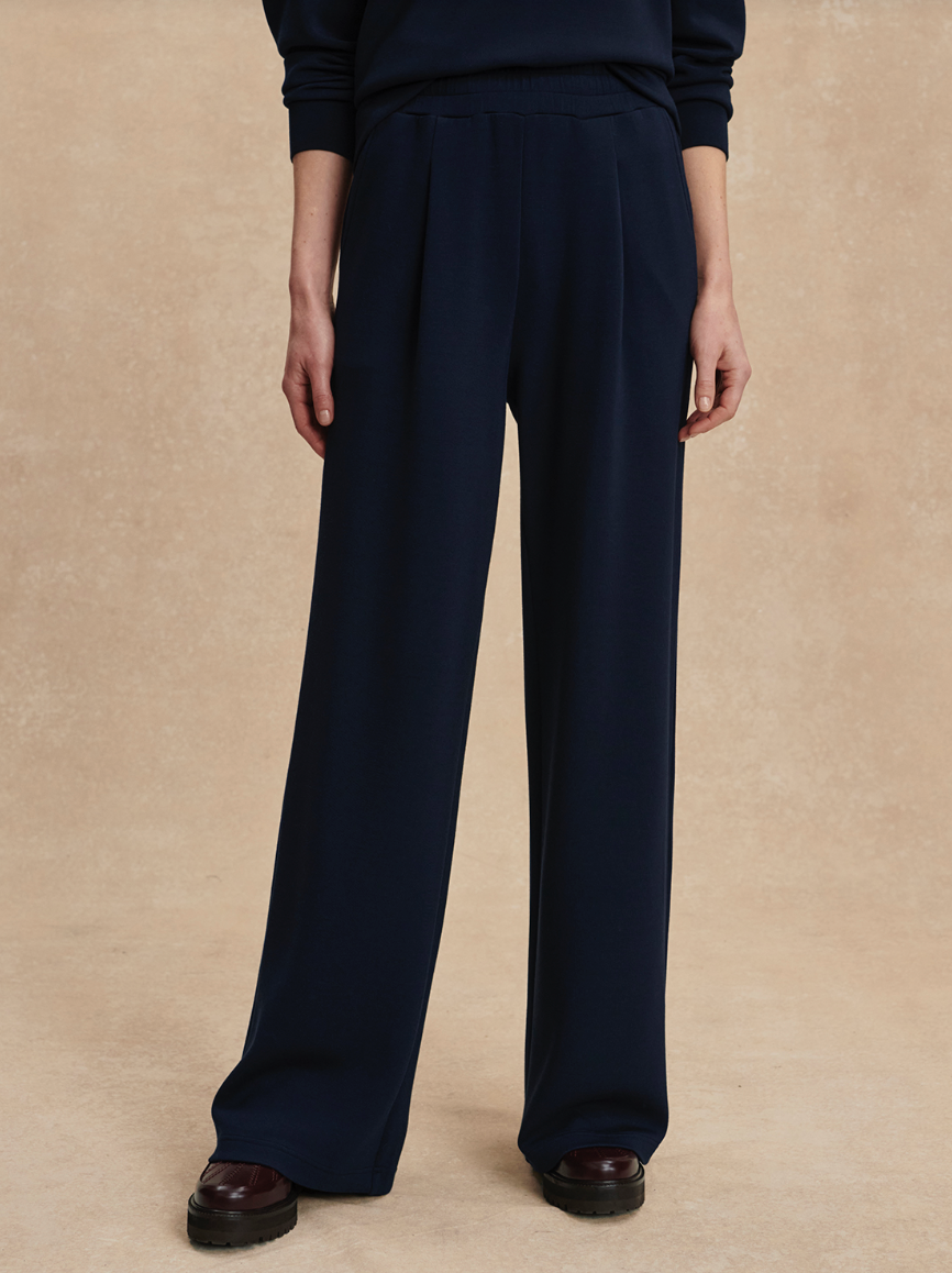 THE EXTRA WIDE LEG PANT 29.5" NAVY