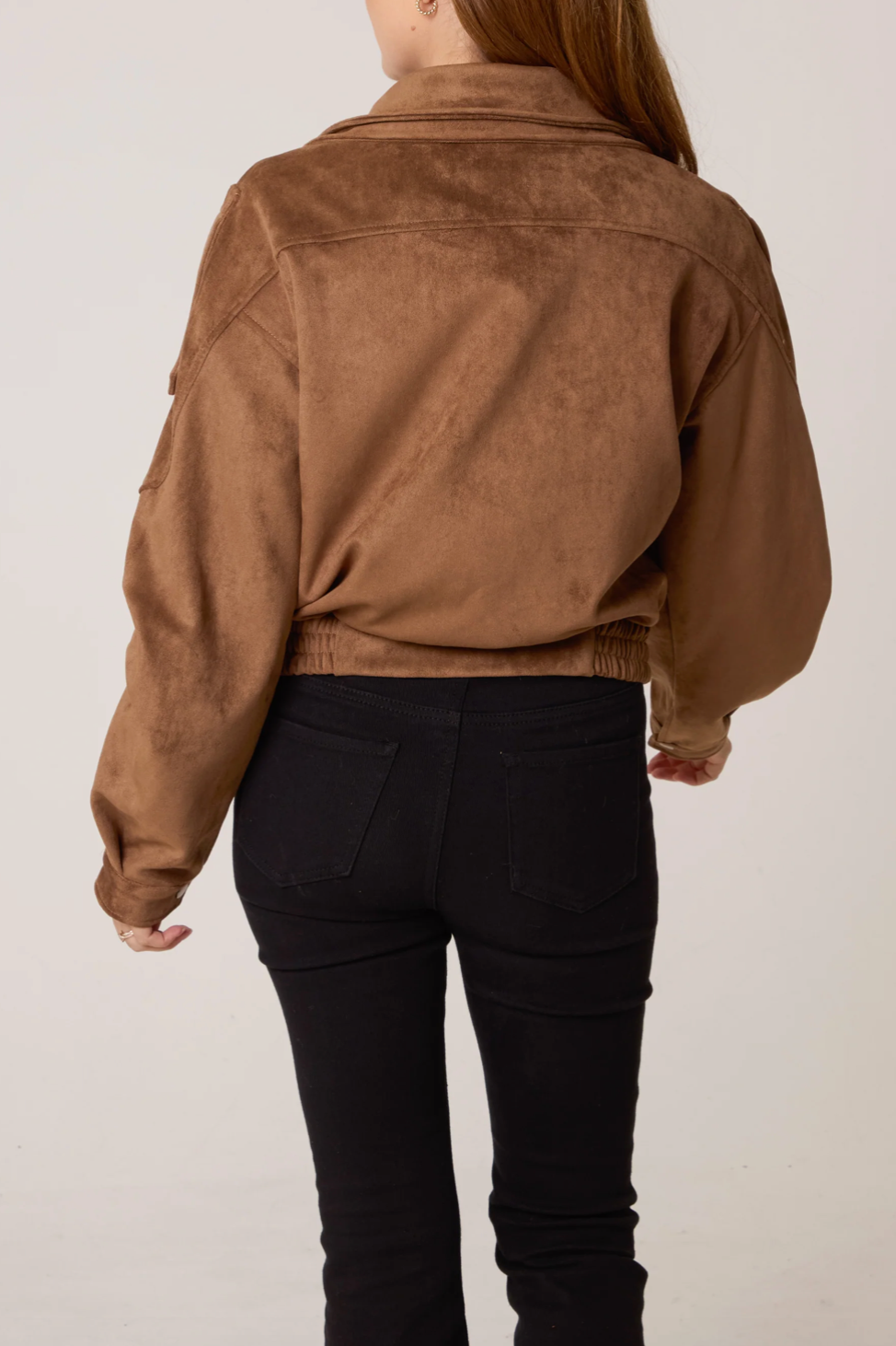 BELTED BIKER JACKET SAND